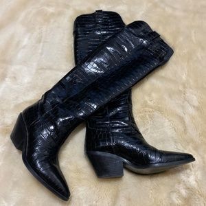 & other stories knee high cowboy boots
